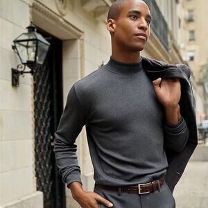 DeFacto Tricot Long Sleeve Slim Fit Mock Pullover